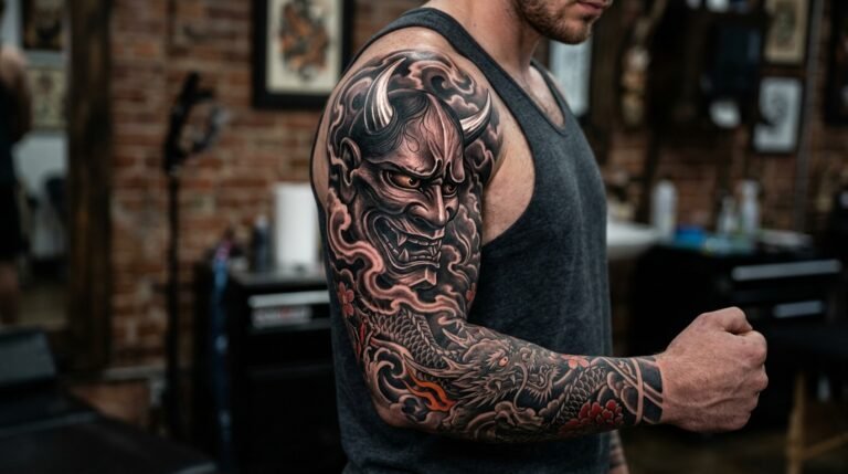 Realism Hannya Sleeve