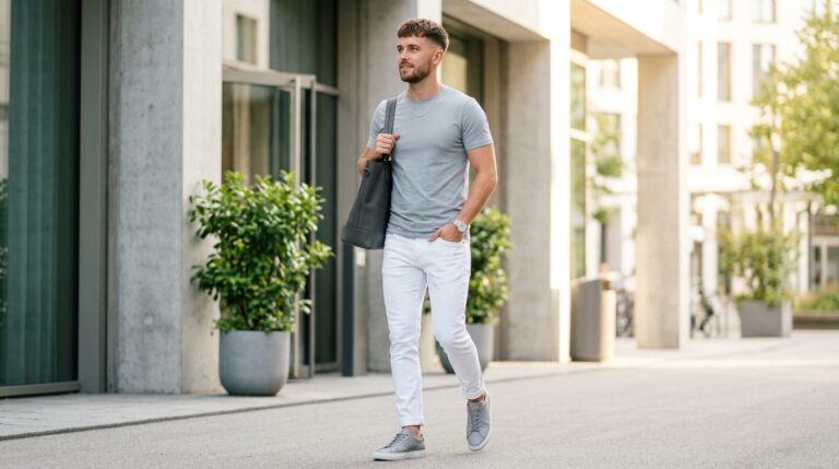 Light Pink and White Classic