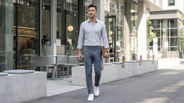 Contemporary Cool-Tone Outfit