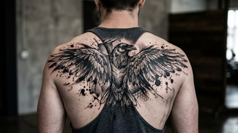 Dark Raven Back Piece