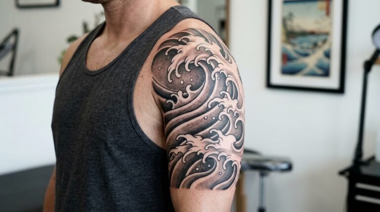 Japanese wave bicep