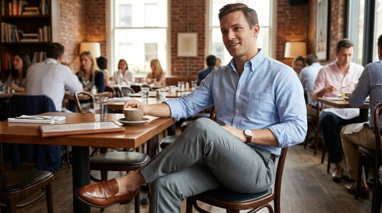 Smart Casual Café Outfit