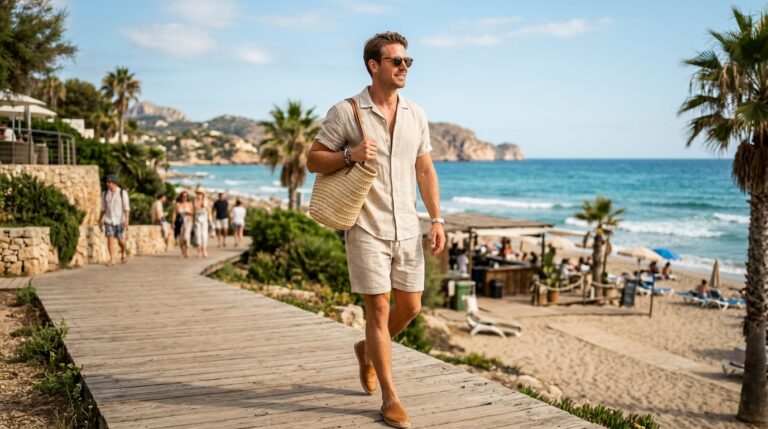 Linen Co Ord Set for Men