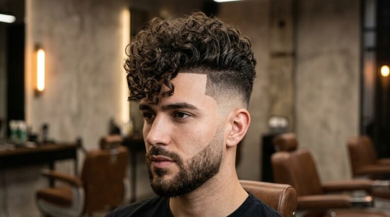 High fade curls