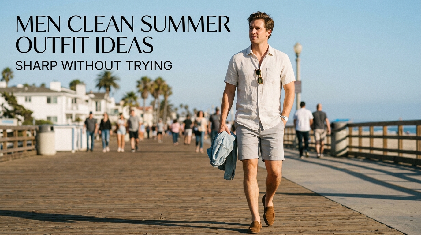 Men Clean Summer Outfit Ideas