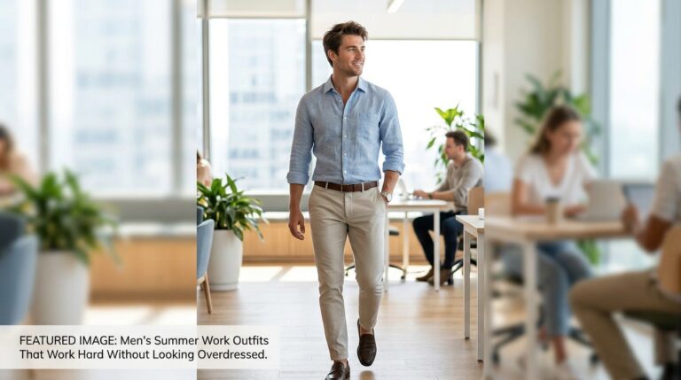 Men Summer Work Outfits
