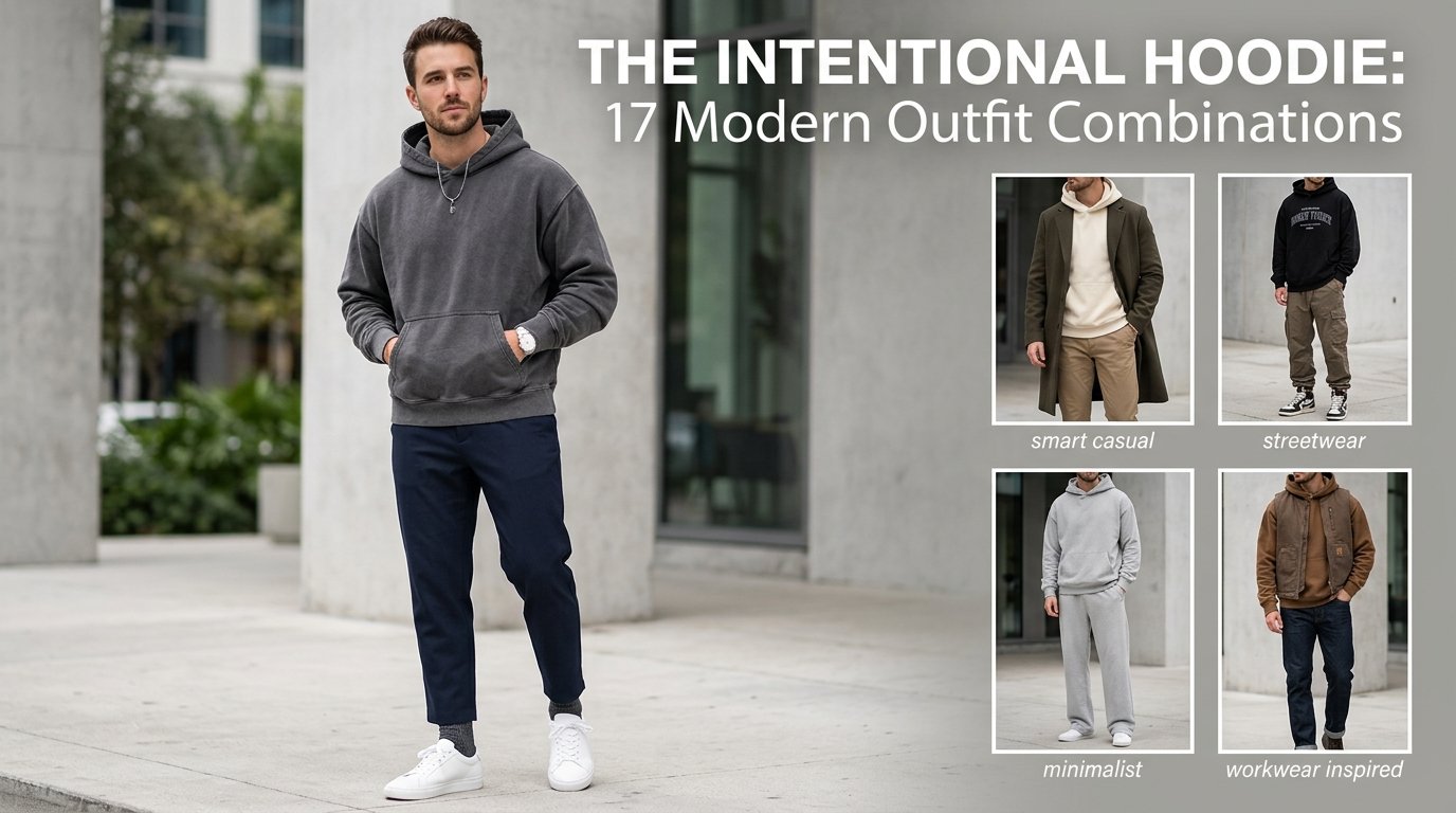 Men Oversized Hoodie Outfits