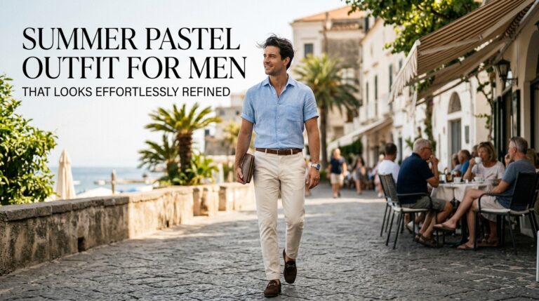 Summer Pastel Outfit for Men