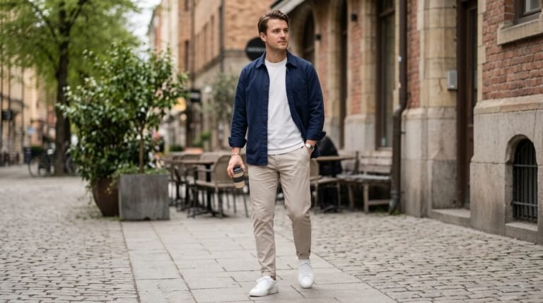 Men Navy Blue Outfit Ideas