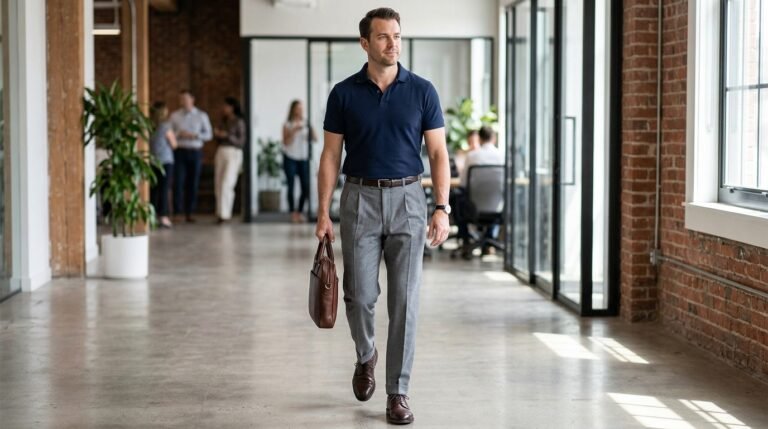Smart Casual Polo Look