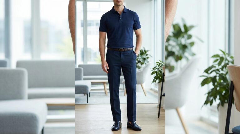 Refined Navy Smart Casual