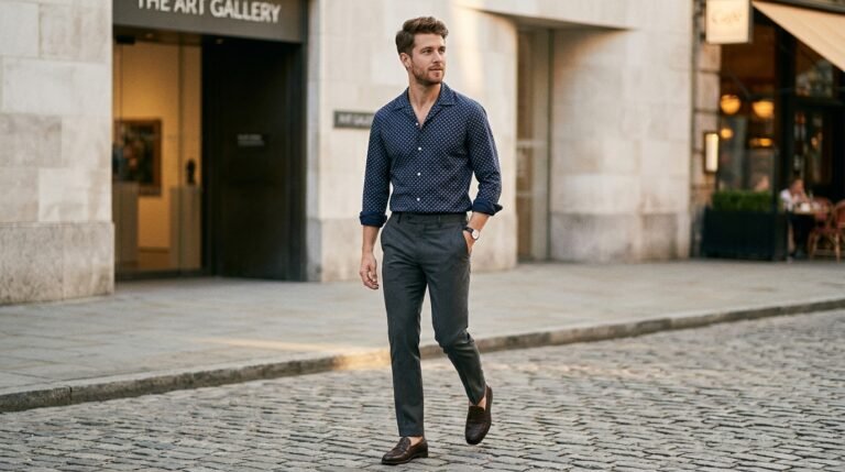 Smart Casual Printed Shirt
