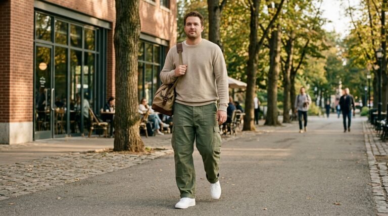 Olive Green Cargo Pants Look