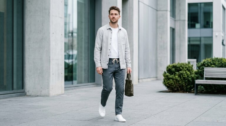 Cool-Toned Layered Minimalist Fit