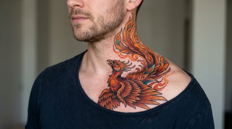 Phoenix Flame Collar Piece