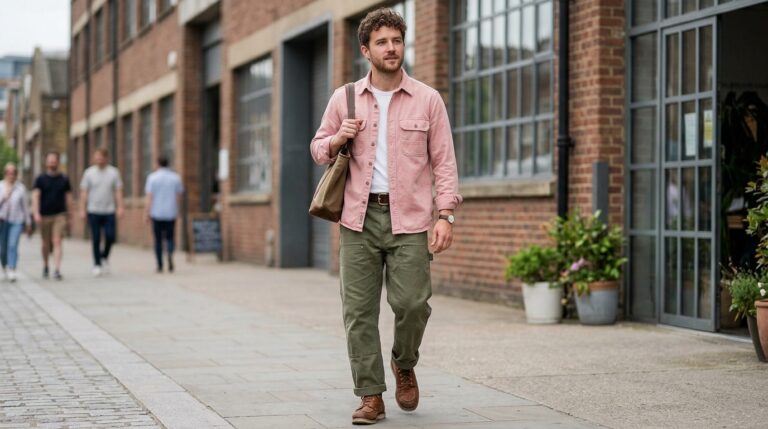 Pink Workwear Contrast