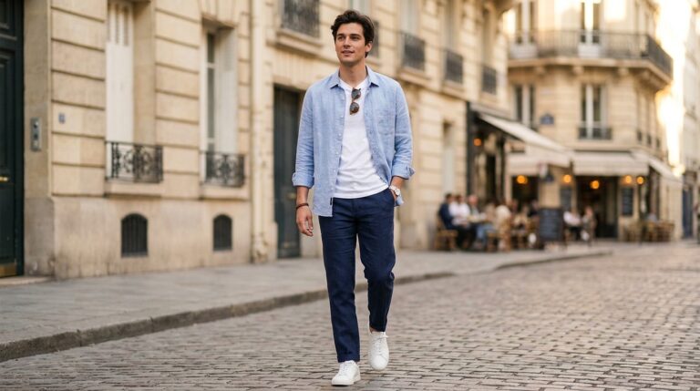 Powder Blue Layered Fit