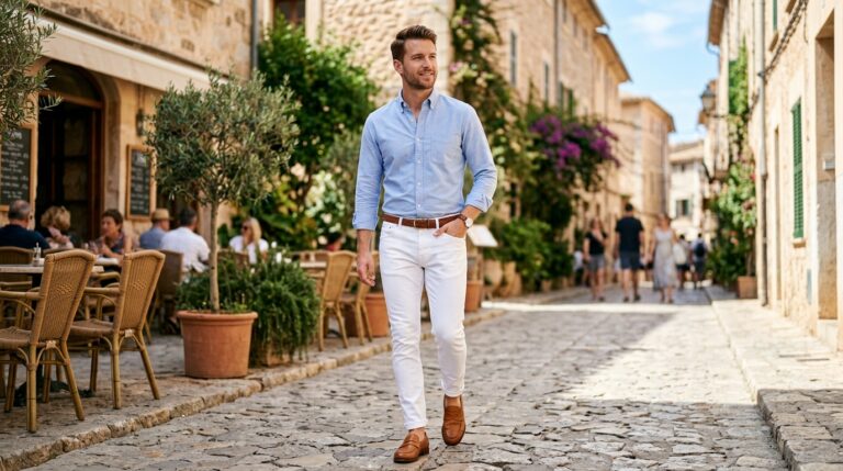 Fresh summer smart casual look