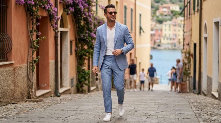 Relaxed Italian suiting