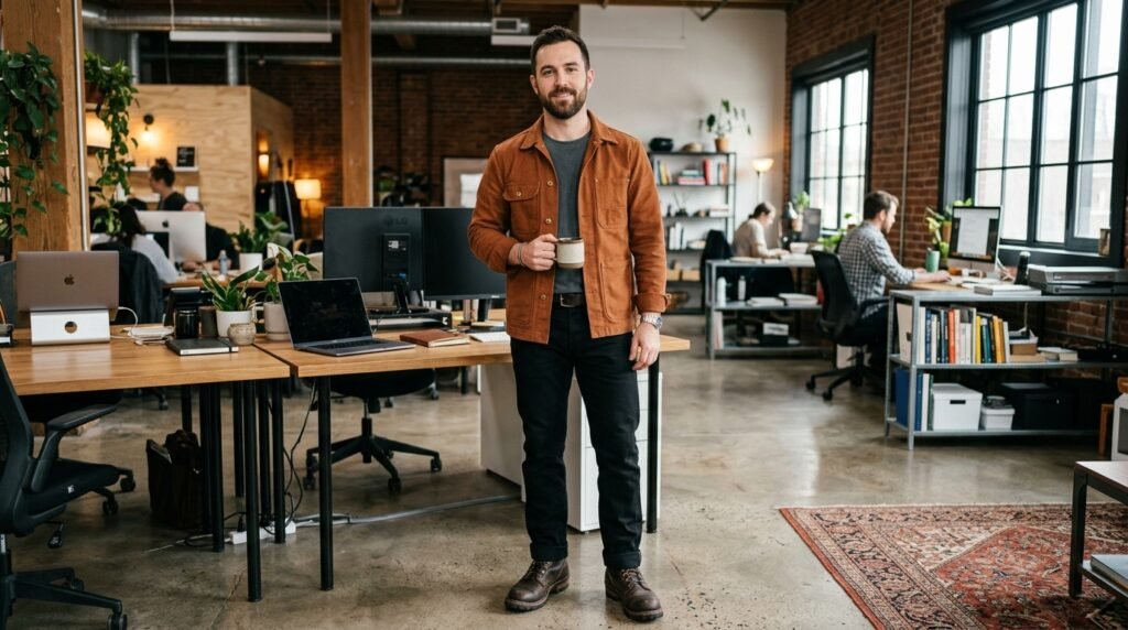 Modern Rugged Office Fit