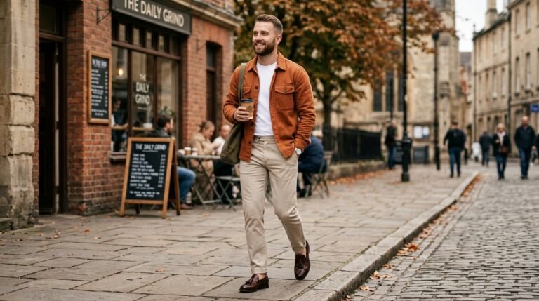 Earth tone loafer fit