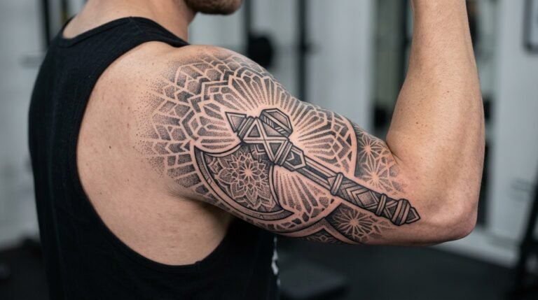 Front arm placement 