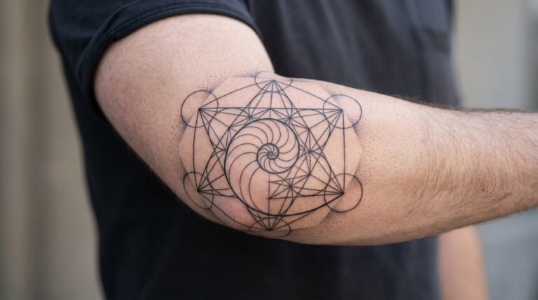 Sacred geometry spiral