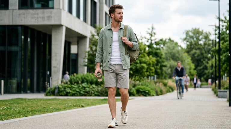 Cool Tone Layered Casual