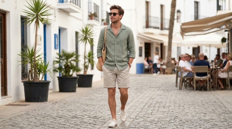 Relaxed Color Accnt Weekend Look