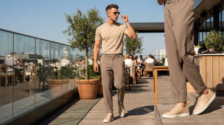 Tonal Neutral Summer Outfit