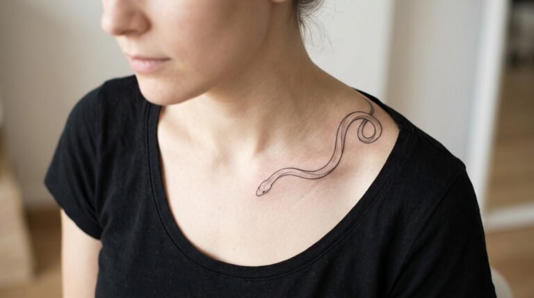Coiled Snake Outline
