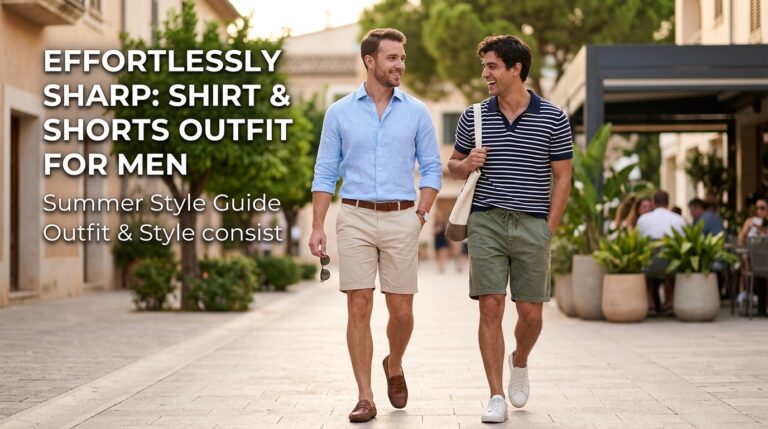 Shirt and Shorts Outfit Men