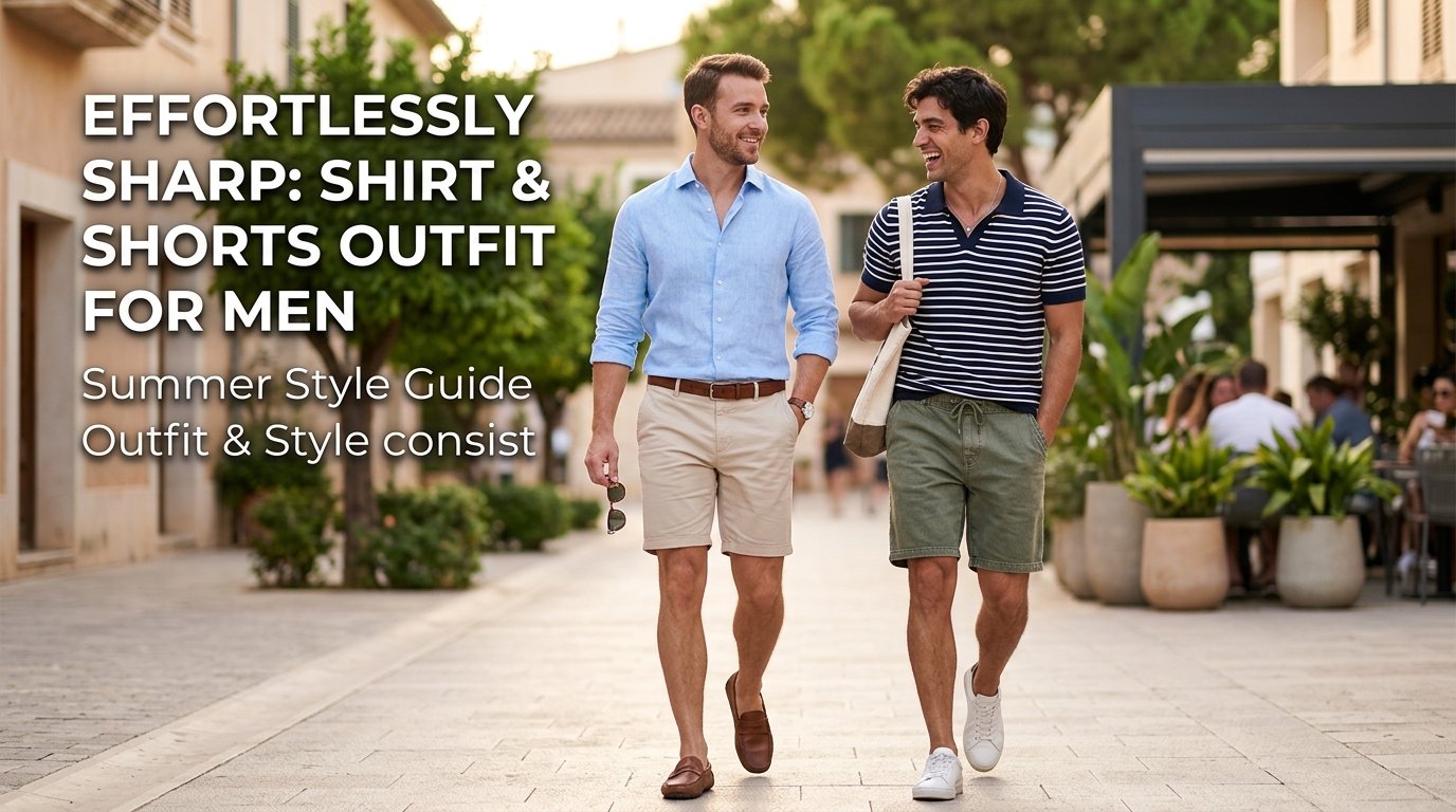 Shirt and Shorts Outfit Men