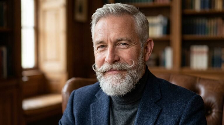 Silver Beard Handlebar