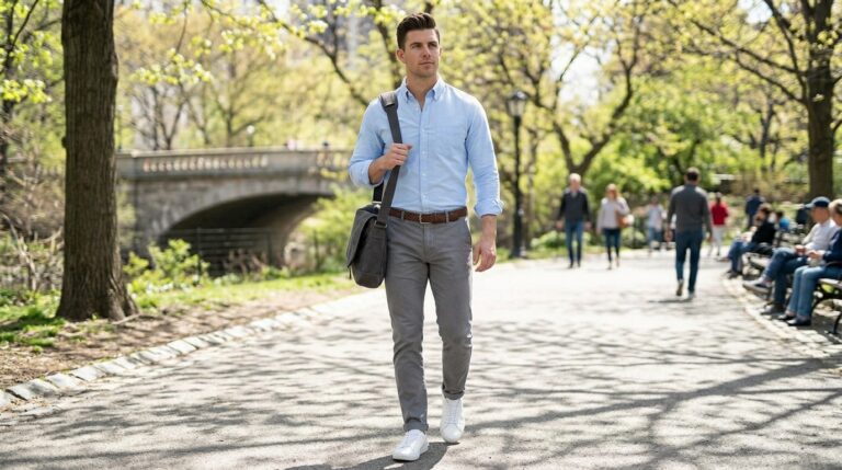 Sky Blue Office Smart Casual