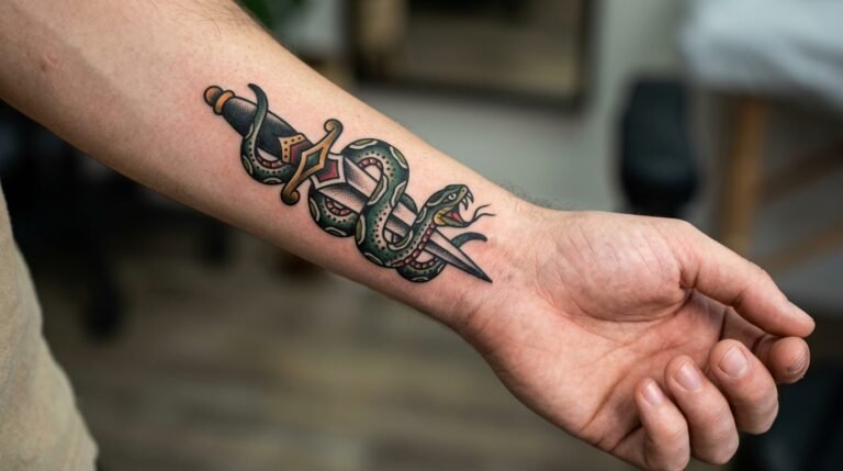 Snake dagger wrist