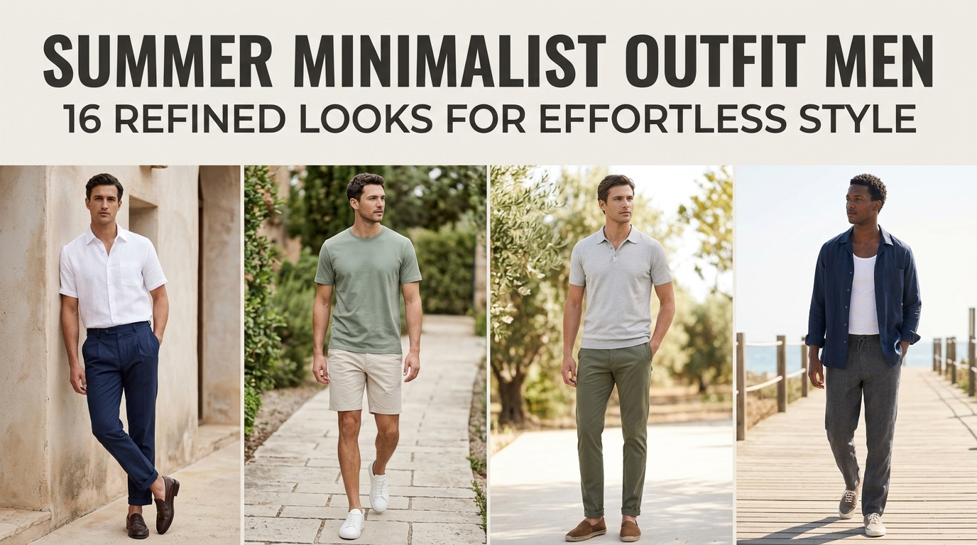 Summer Minimalist Outfit Men