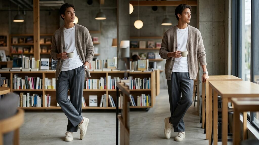 Soft Neutral Smart Casual