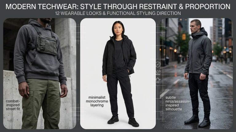 Men Techwear Outfit Ideas