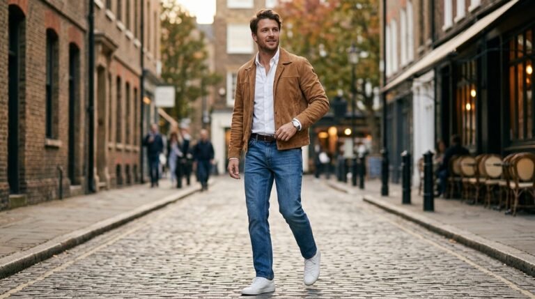White Shirt And Blue Jeans Outfit