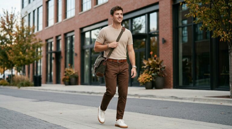 Earth-Tone Modern Casual