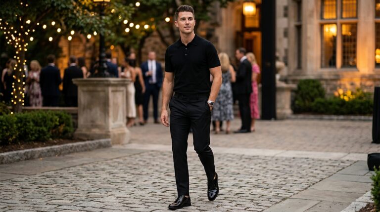 Monochrome Evening Outfit