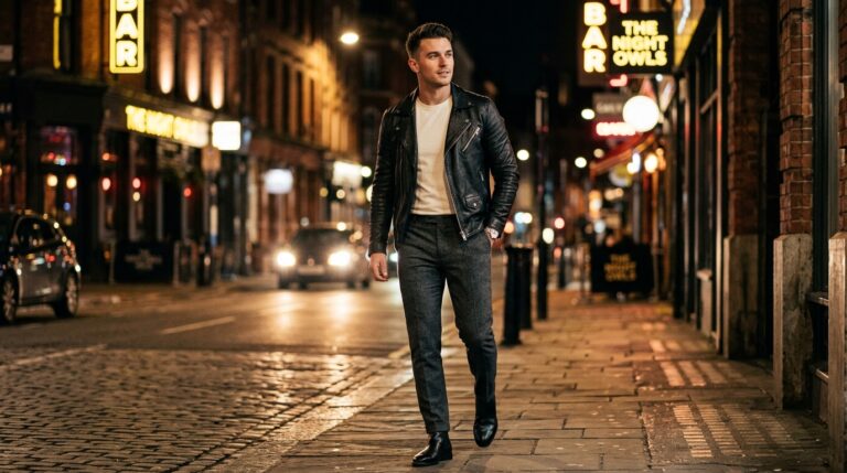 Editorial city night look