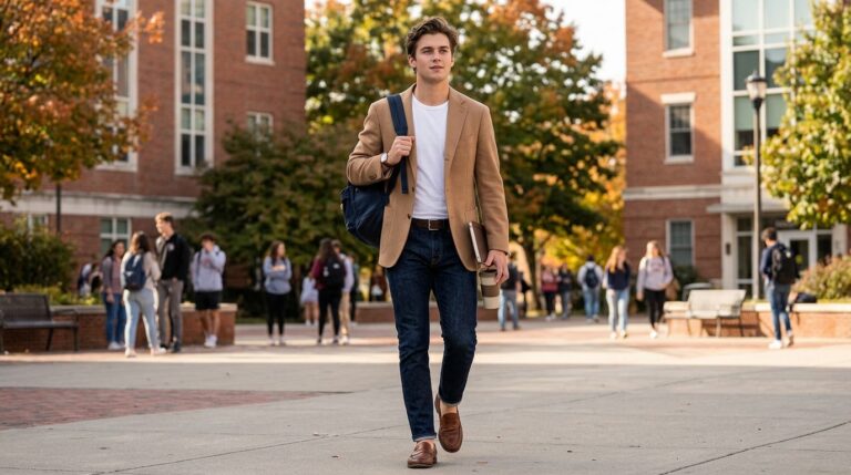 Business Casual Campus Style