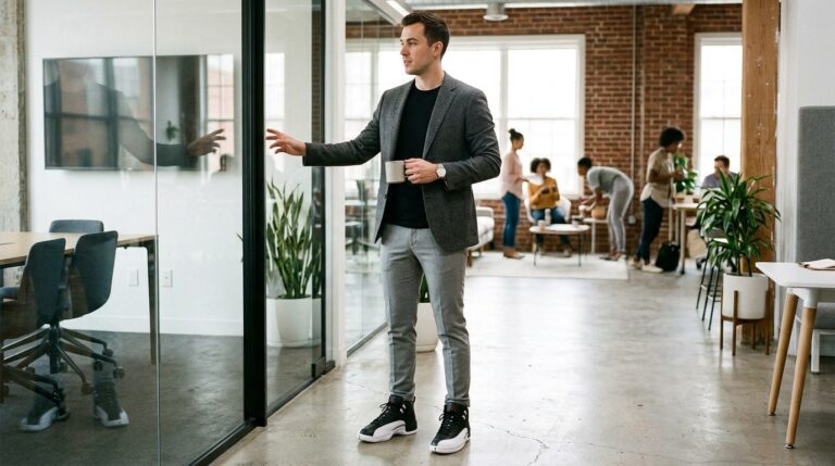 Modern Office Sneaker Style