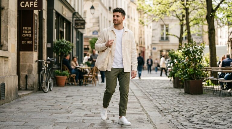 Cream and Olive Minimalism