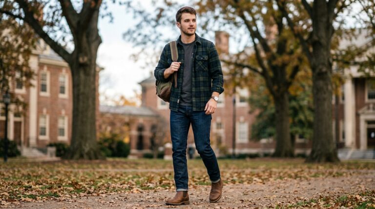 Rugged Weekend Campus Style