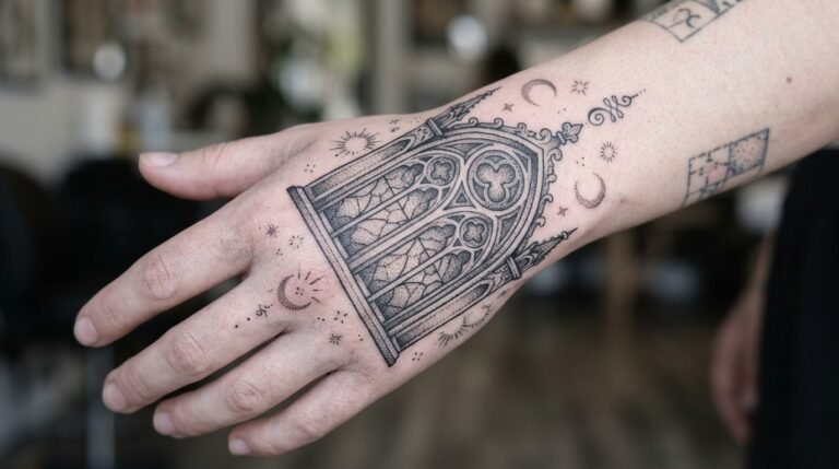 Cathedral Window Tattoo