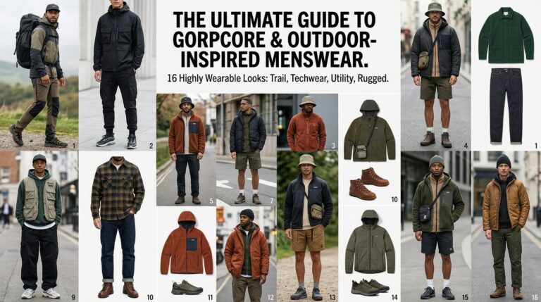 Men Gorpcore Outfits