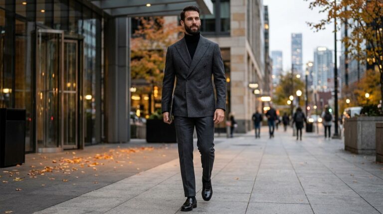 Urban business casual elegance